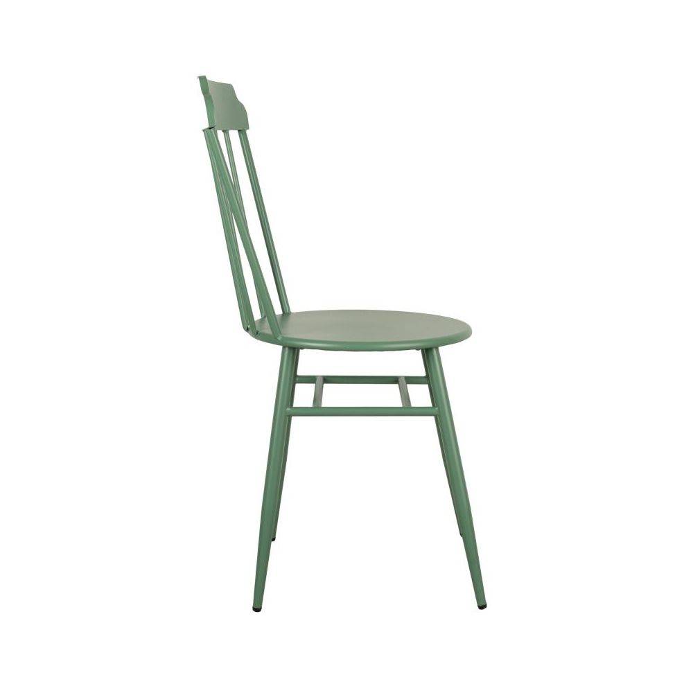 Aubry Gaspard - Chaise en métal laqué - Samos (Lot de 2) - Imagen 4