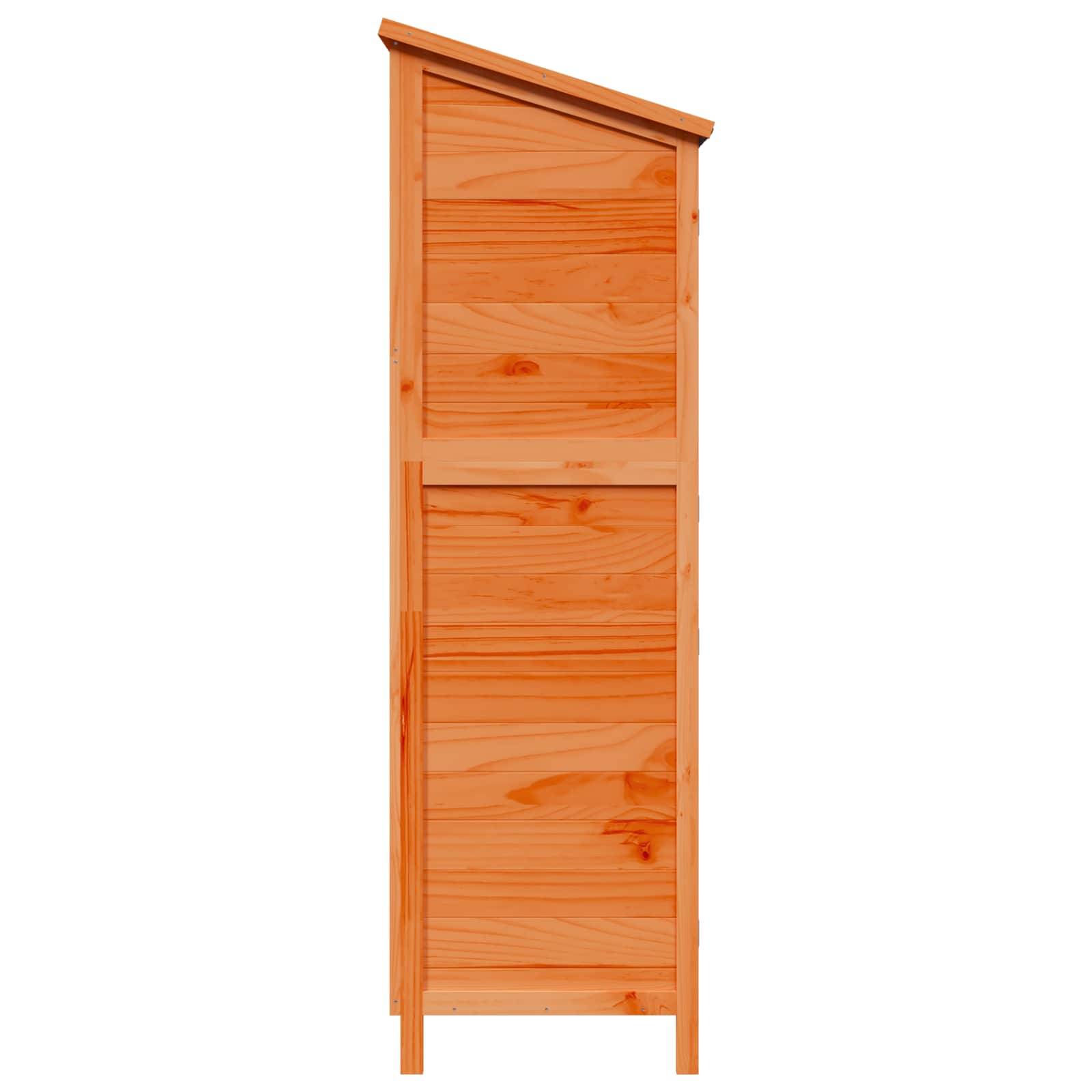 Vidaxl - Abri de jardin Marron 106 x 56 x 176,5 cm Bois de Sapin Massif vidaXL 42033467 - Image 7
