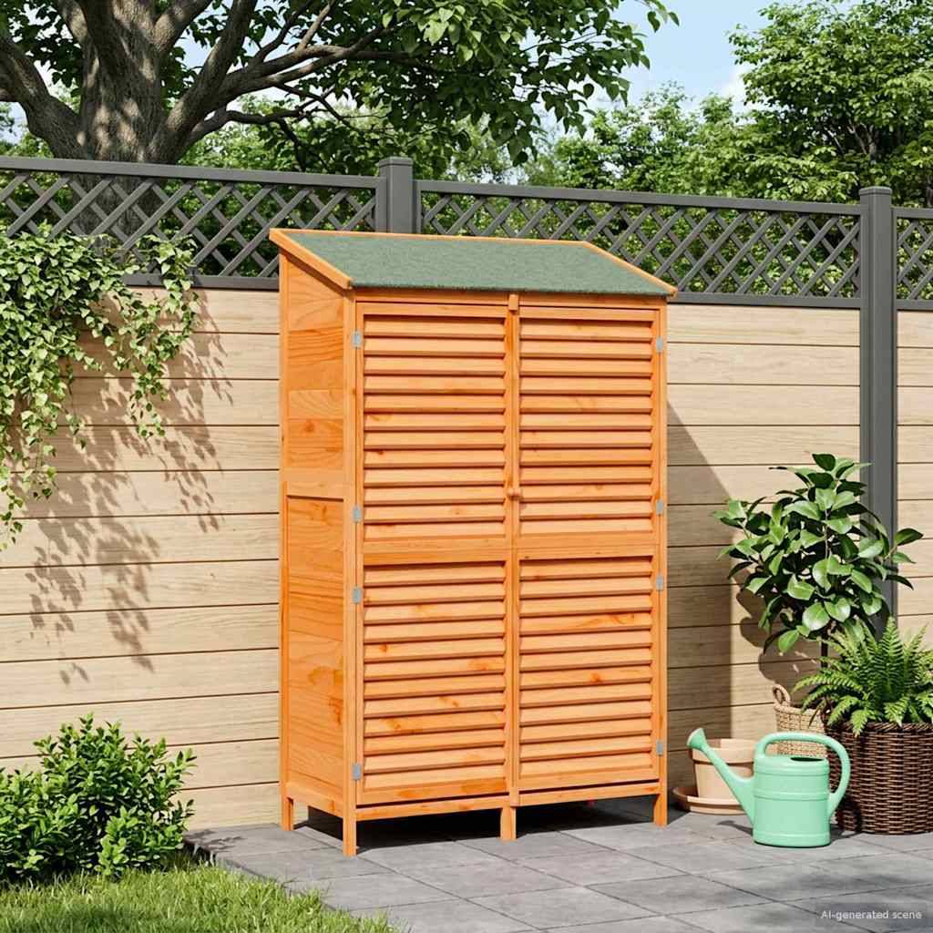 Vidaxl - Abri de jardin Marron 106 x 56 x 176,5 cm Bois de Sapin Massif vidaXL 42033467