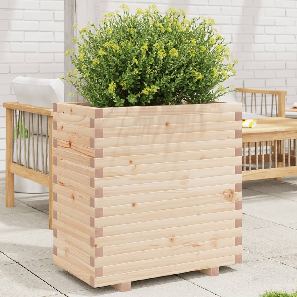 Maison Chic - Jardinière, Bac à fleurs, Pot de fleurs 70x40x72,5 cm bois de pin massif - Imagen 2