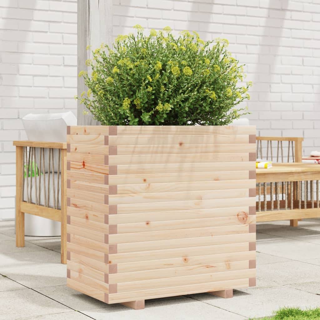 Maison Chic - Jardinière, Bac à fleurs, Pot de fleurs 70x40x72,5 cm bois de pin massif - Imagen 3
