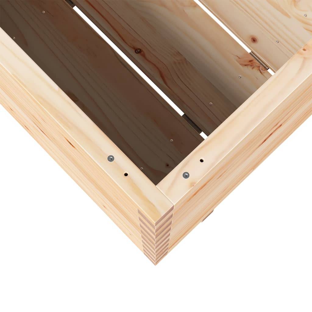 Maison Chic - Jardinière, Bac à fleurs, Pot de fleurs 70x40x72,5 cm bois de pin massif - Imagen 8