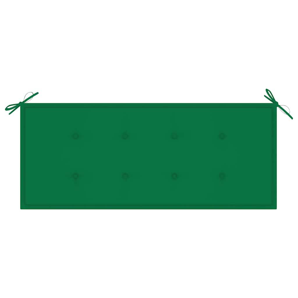 Banc de jardin | Banquette De Jardin | Banc Extérieur pliable avec coussin 118 cm Bambou Maison Chic - Image 6