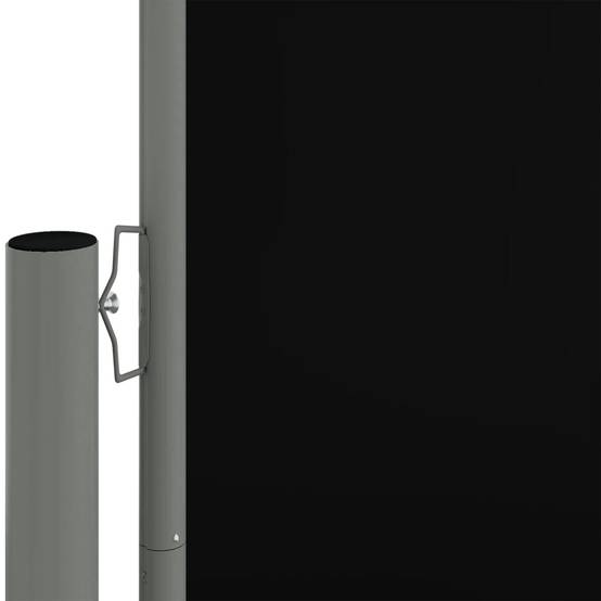Helloshop26 - Auvent latéral rétractable 160 x 1000 cm noir - Imagen 2
