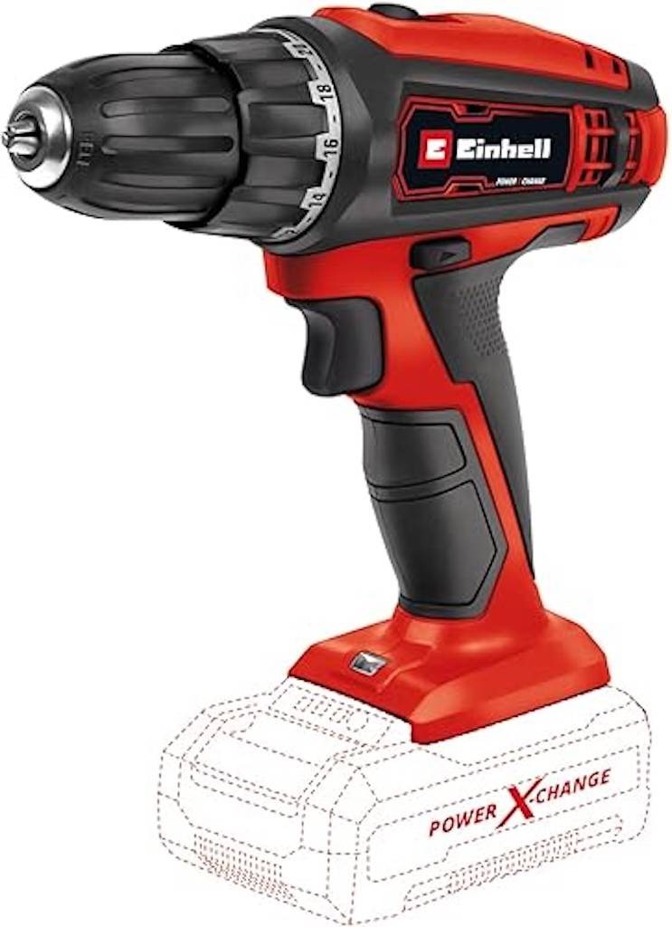 Einhell - Perceuse-visseuse sans fil – TC-AS 18 Li-Solo – Couple 40 Nm – 2 vitesses – Plateforme Power X-Change - Image 1