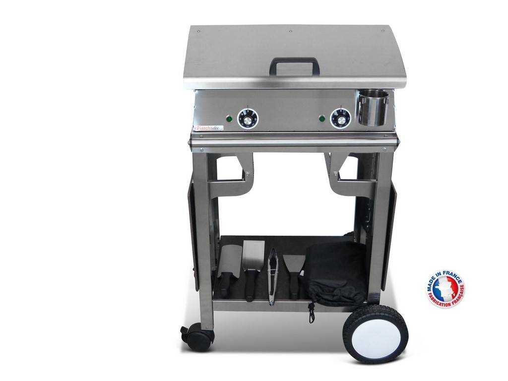 Pack plancha électrique PLANCHAELEC LUX 600 INOX - CHARIOT RIVOLI - Image 3
