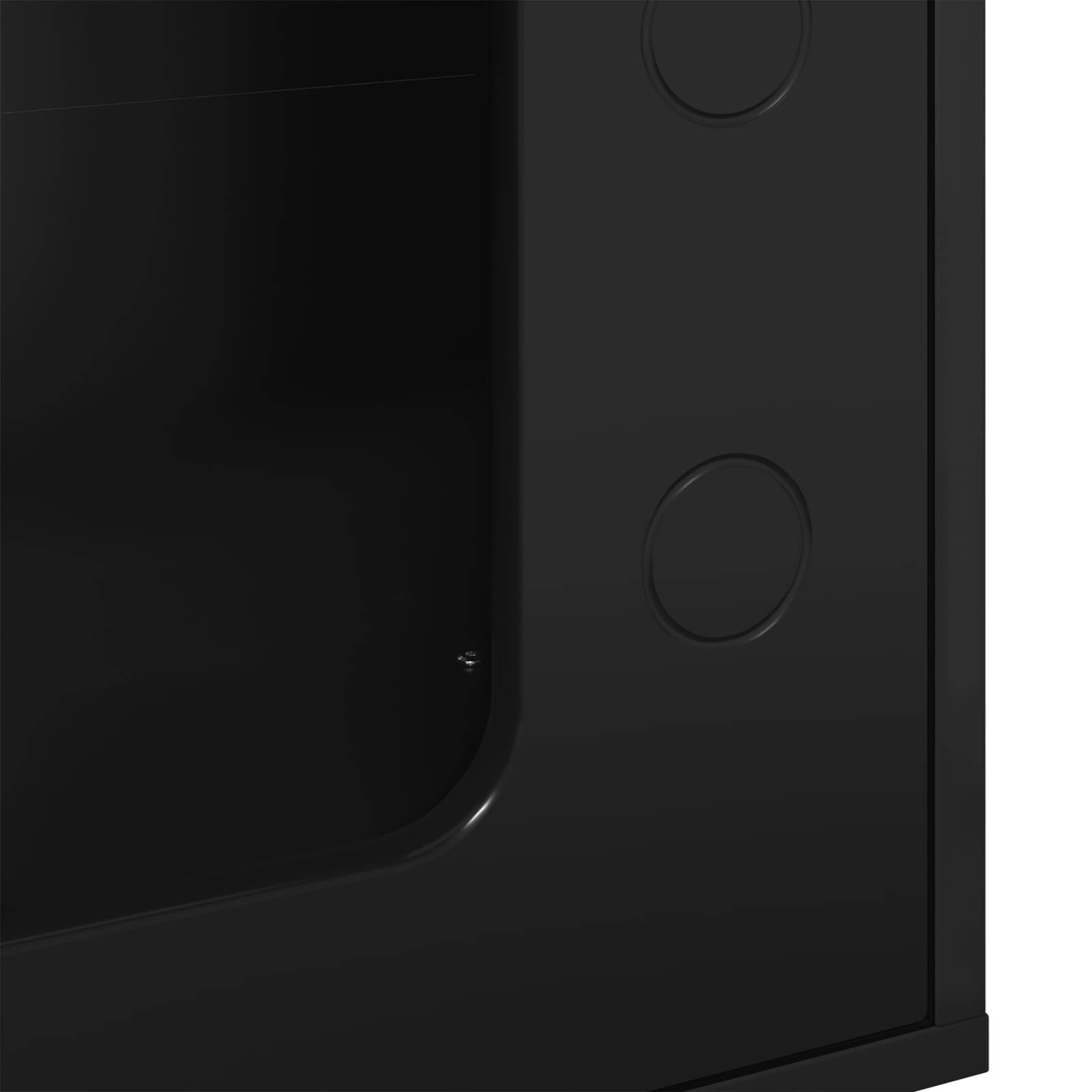 Vidaxl - Maison pour chat Noir 51 x 30 x 52 cm Bois d'ingénierie vidaXL 8000654 - Image 9