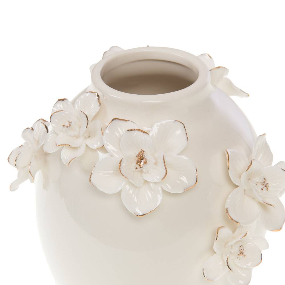 Amadeus - Vase Linéa en céramique blanc H18 cm - Image 2