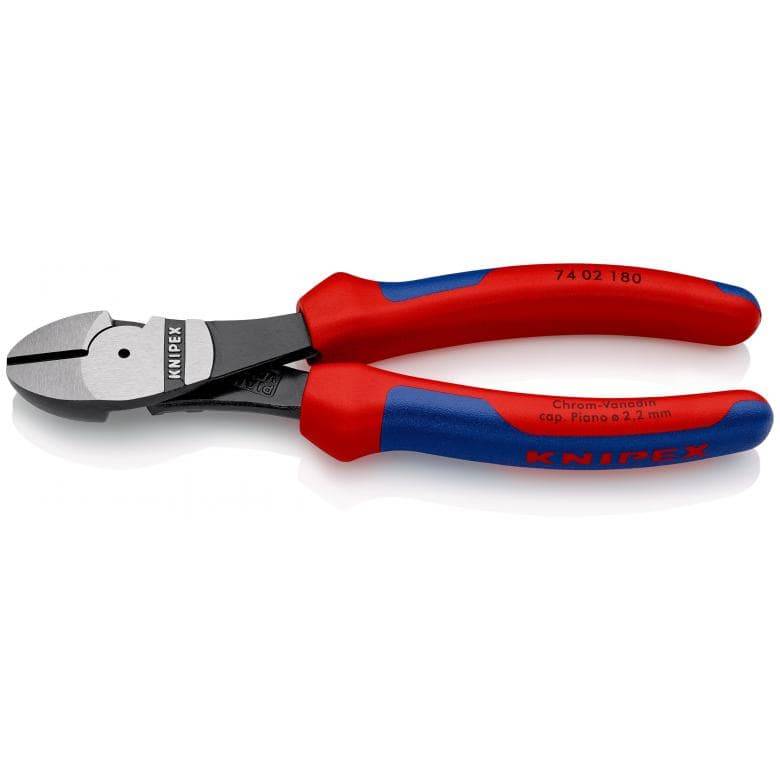 Knipex - Pince coupante de côté KNIPEX Forte démultiplication 180 mm - 74 02 180 - Imagen 1