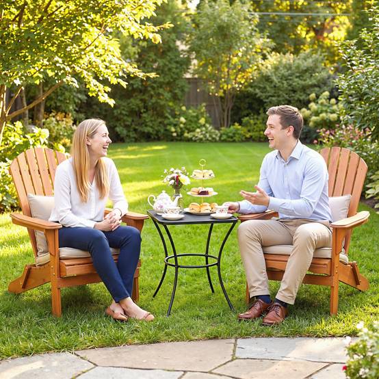 Sans Marque - Table jardin carrée acier plateau perforé 45x45x50 cm noire - Image 3