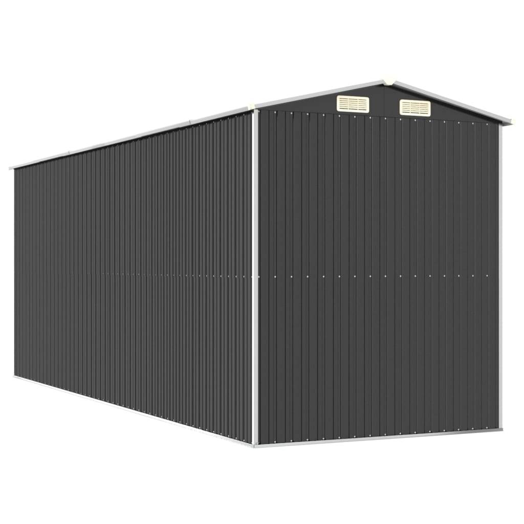 PANGIVO - Abri de jardin avec porte coulissante - Acier galvanisé anthracite - 192x523x223 cm - Surface au sol 10,04m² - PANGIVO - Image 5