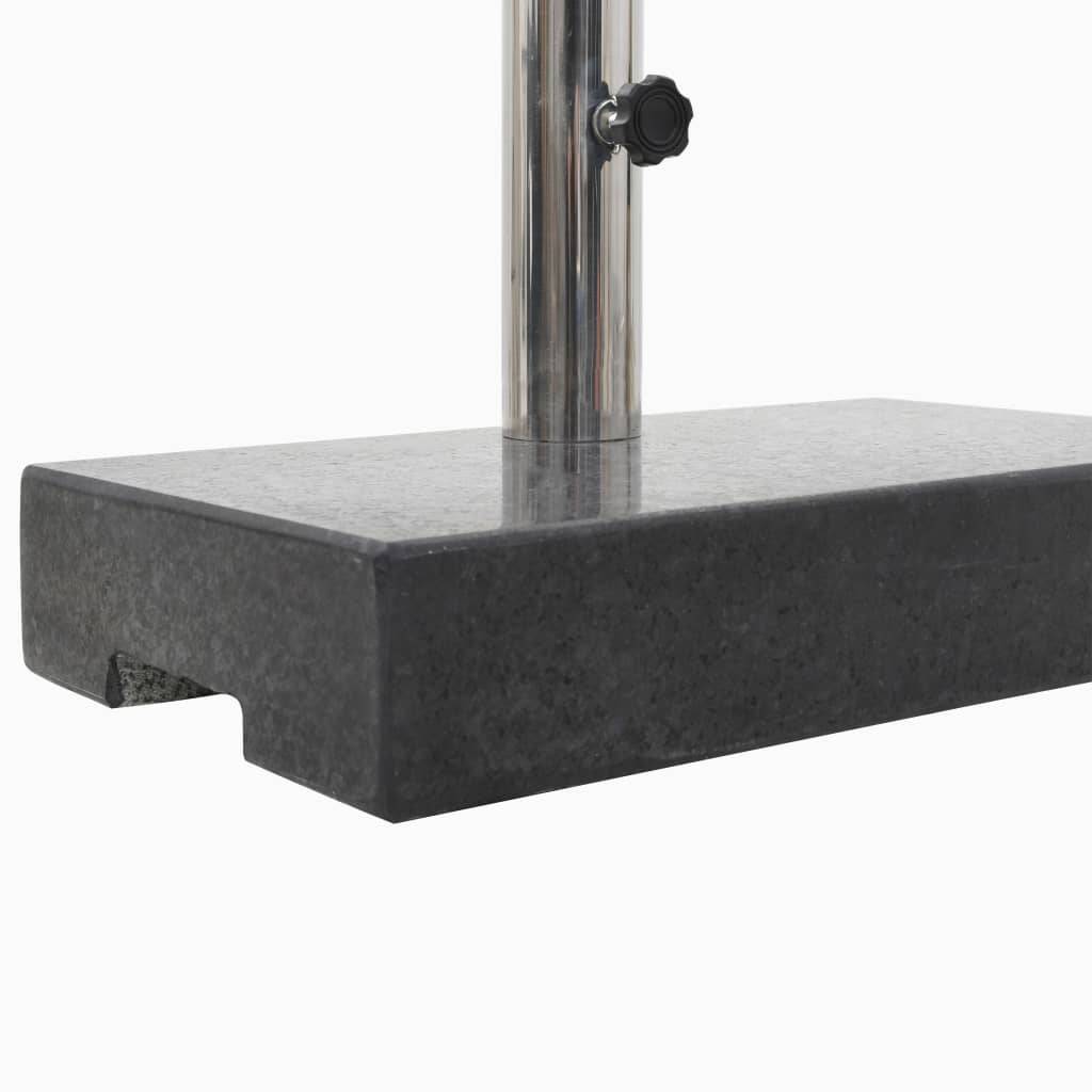 Maison Chic - Socle de parasol - accessoire parasol rectangulaire Granite 25 kg Noir - MEUBLE PRO - Image 3