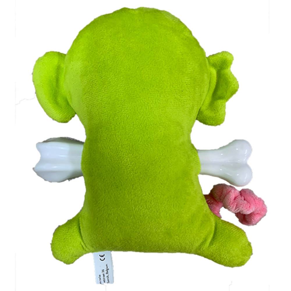 Vadigran - Vadigran - Peluche Scary mono con hueso 17.5 cm juguete perro - Imagen 2