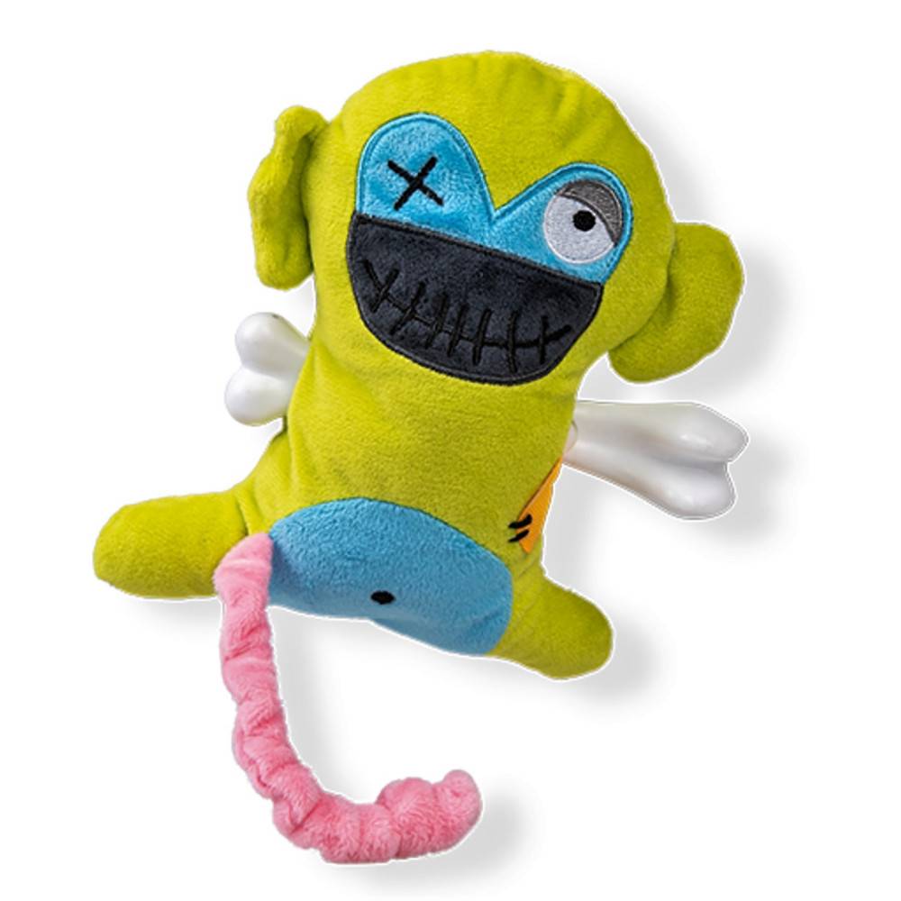 Vadigran - Vadigran - Peluche Scary mono con hueso 17.5 cm juguete perro - Imagen 6