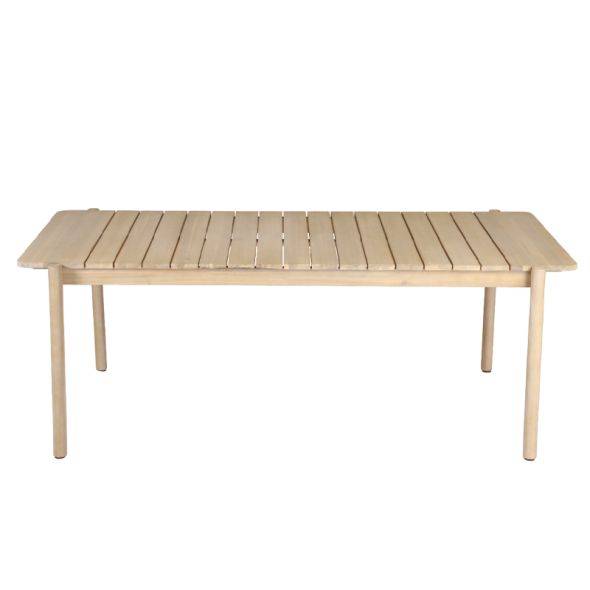 Beau Rivage - Table de jardin SAMOA 210 cm en bois d'acacia blanchi FSC Beau Rivage - Imagen 4