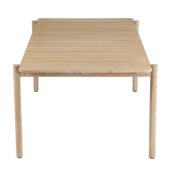 Beau Rivage - Table de jardin SAMOA 210 cm en bois d'acacia blanchi FSC Beau Rivage - Imagen 5