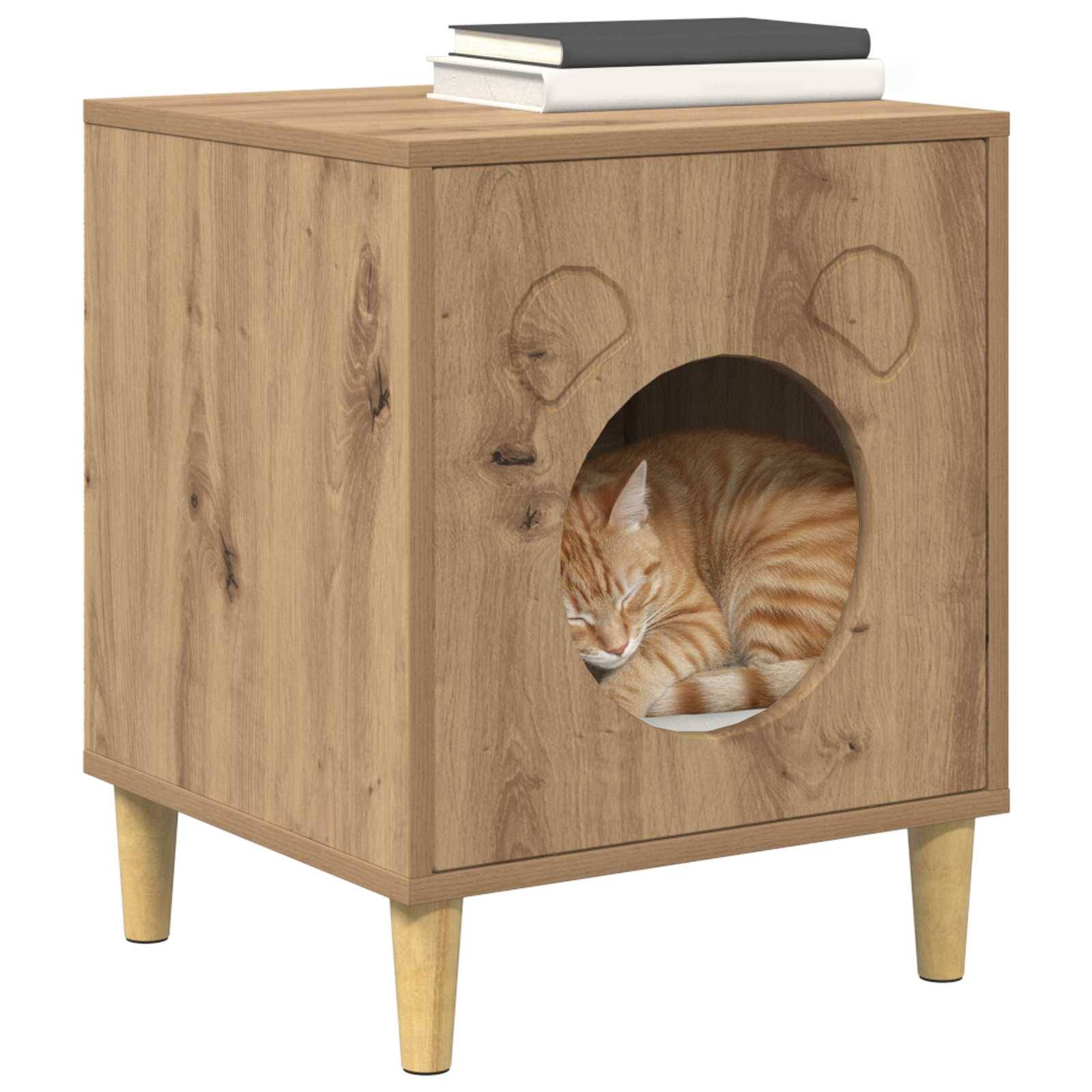 Chatiere bois marron  42,5 x 40 x 53 cm  - Prolenta premium p334.0 - Image 3