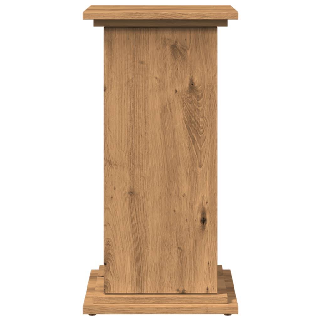 PANGIVO - Piédestal bois d'ingénierie chêne artisanal 31 x 30 x 60 cm - PANGIVO - Image 5