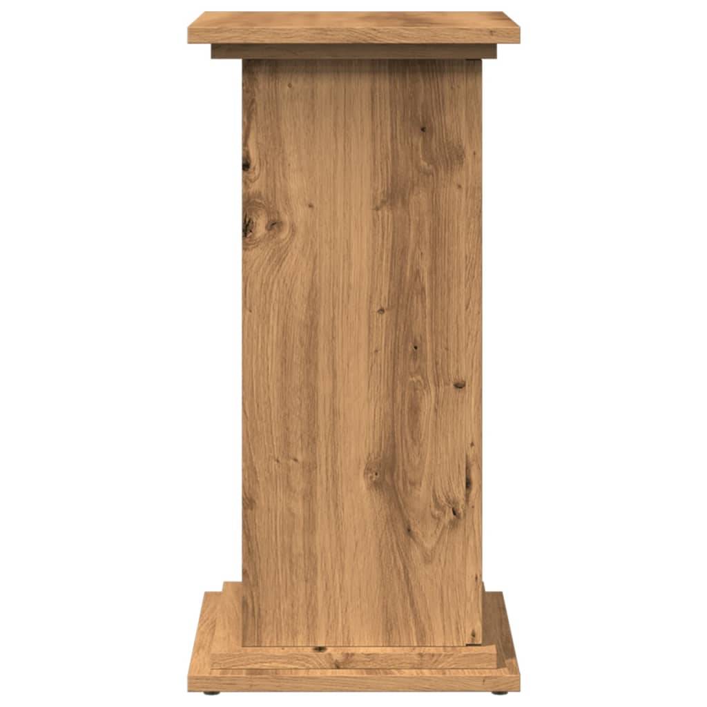 PANGIVO - Piédestal bois d'ingénierie chêne artisanal 31 x 30 x 60 cm - PANGIVO - Image 7
