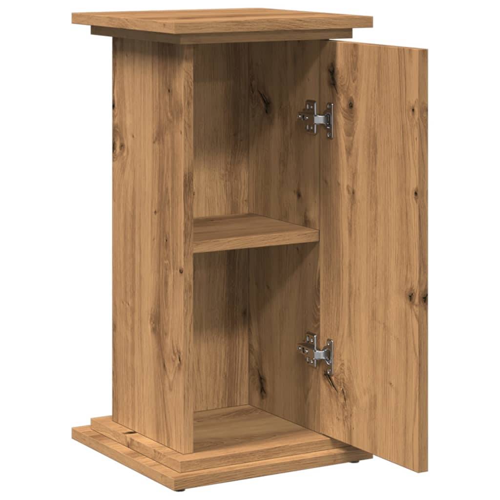 PANGIVO - Piédestal bois d'ingénierie chêne artisanal 31 x 30 x 60 cm - PANGIVO - Image 6