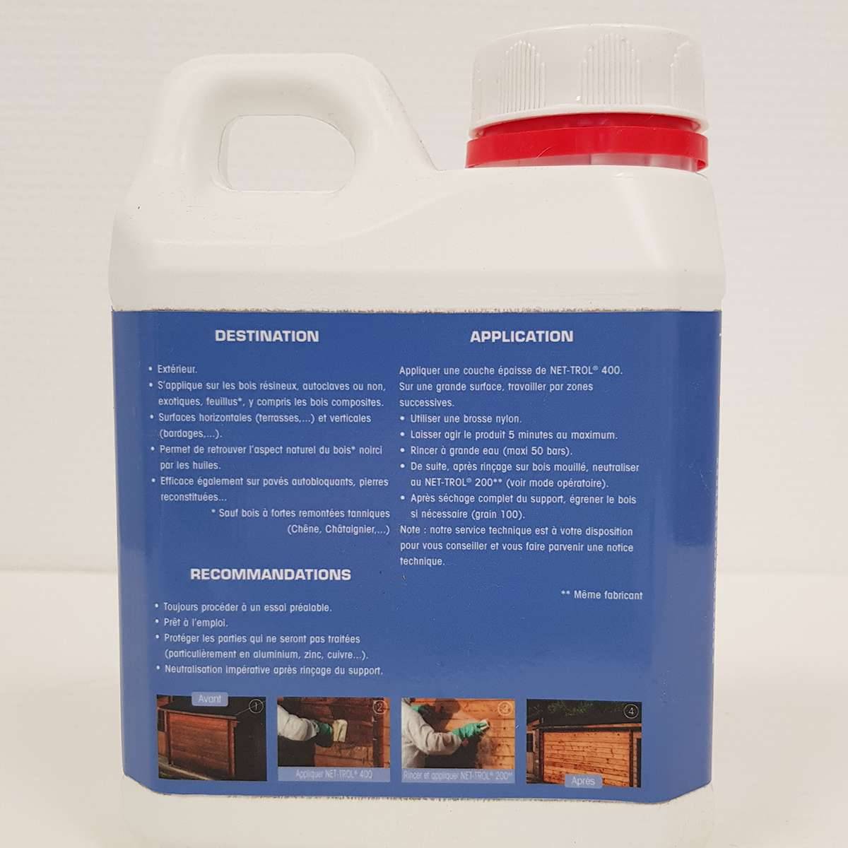 Owatrol - Déshuileur pour Teck Owatrol NetTrol 400 - 1 L - Owatrol - Imagen 3