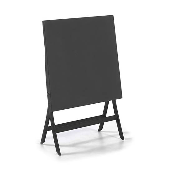 Autre - Table pliante carrée en alu anthracite 70 x 70 cm Grasse - Gescova - Image 3