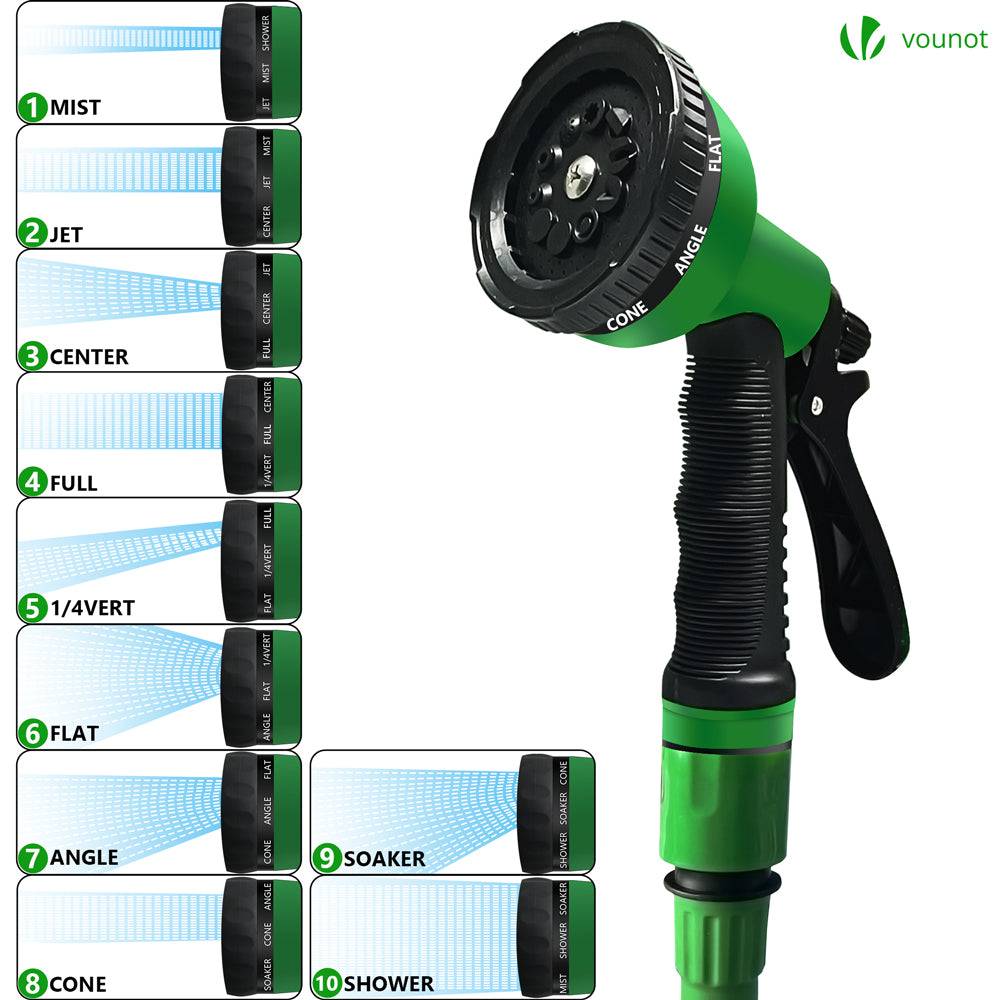 Tuyau d’Arrosage Extensible 30m avec Accessoires vert - Image 3