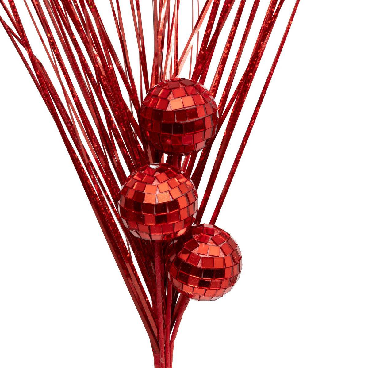Feeric Christmas - Branche de Noël rouge Disco H. 74 cm - Feeric Lights & Christmas - Image 2