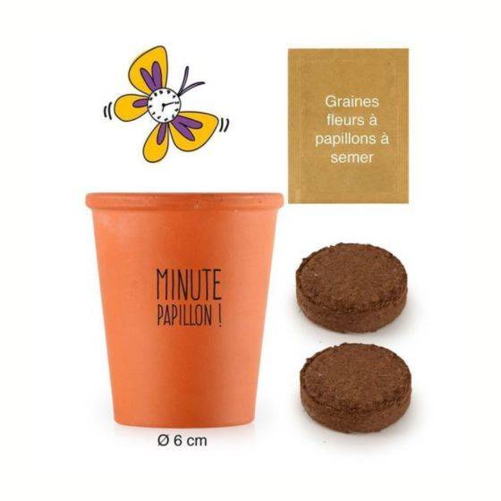 Radis et Capucine - Radis et Capucine - Kit message Minupe Papillon - Fleurs mellifères - Imagen 2