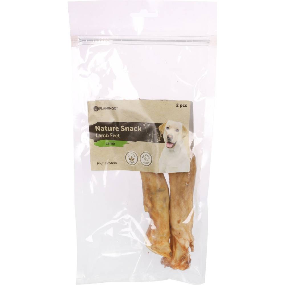 Flamingo - Friandise nature pied d 'agneau 150 g pour chien - Image 1