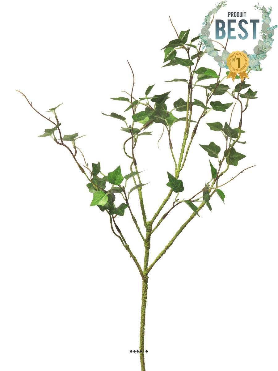 Artificielles - Branche de lierre artificielle, 4 ramures, H 65 cm - BEST - Imagen 1