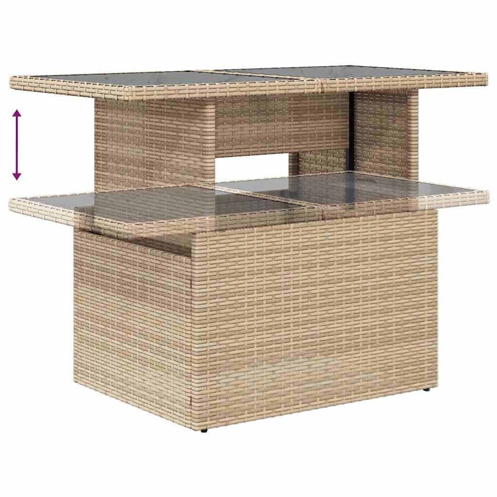 Salon Bas de Terrasse 5 Pièces Beige et Gris Clair Doux pour Moments de Relaxation en Duo – ComfortXL Outdoor Living - Imagen 9