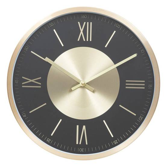 Atmosphera - Horloge "Ariana" en métal D30,4cm doré - Atmosphera Créateur d'intérieur - Image 1
