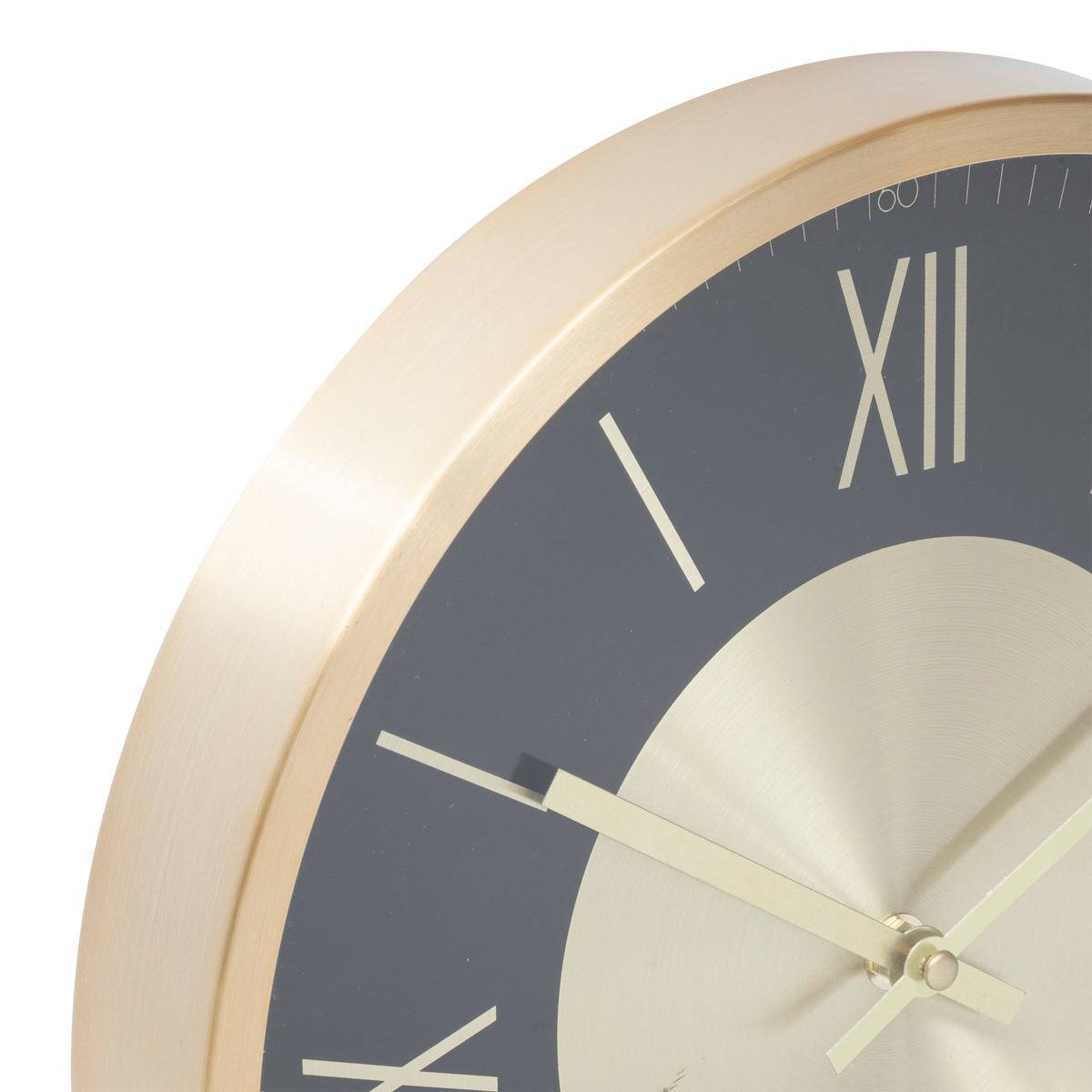 Atmosphera - Horloge "Ariana" en métal D30,4cm doré - Atmosphera Créateur d'intérieur - Imagen 3