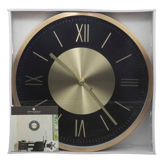 Atmosphera - Horloge "Ariana" en métal D30,4cm doré - Atmosphera Créateur d'intérieur - Image 2