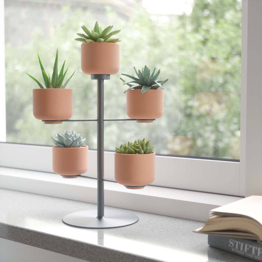 Umbra - Support à plantes avec 5 pots Terrapotta Umbra - Imagen 2
