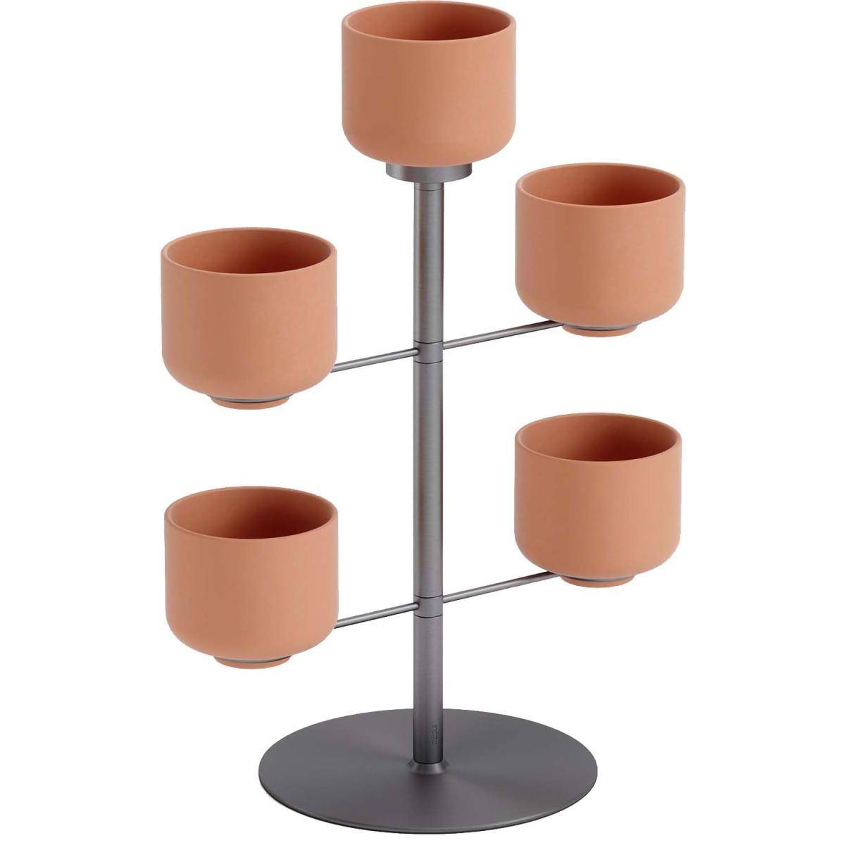 Umbra - Support à plantes avec 5 pots Terrapotta Umbra - Imagen 1
