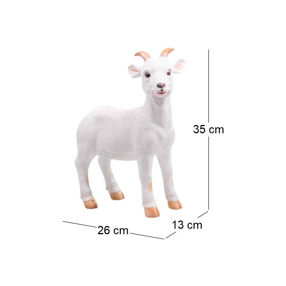 Farmwood Animals - Bouc en résine 26 x 13 x 35 cm - Imagen 3
