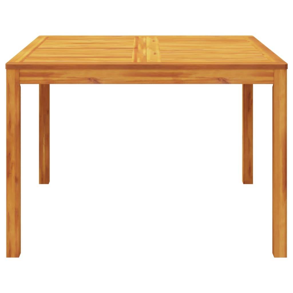 Ensemble de 5 pcs table de jardin avec chaises - mobilier de jardin Bois d'acacia solide-JU2726 - Image 4