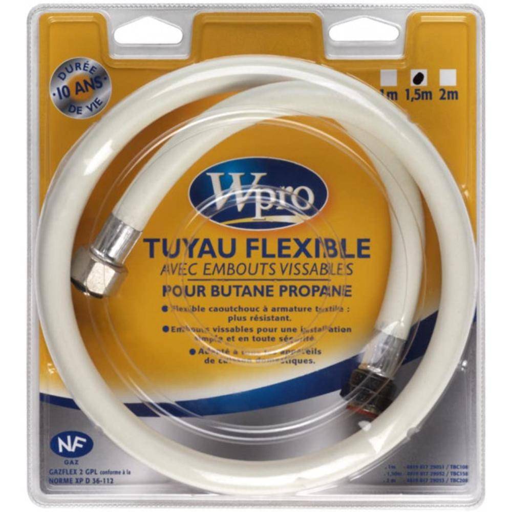 Sans Marque - Tuyau à gaz flexible butane-propane 150 cm - Imagen 3