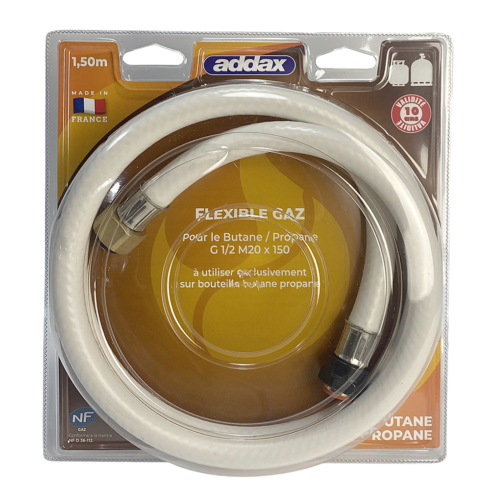 Sans Marque - Tuyau à gaz flexible butane-propane 150 cm - Imagen 1