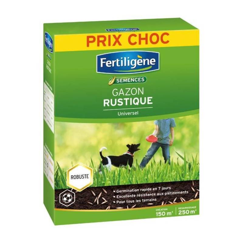 Fertiligène - Fertiligene Gazon Rustique Universel - 3,75 Kg
