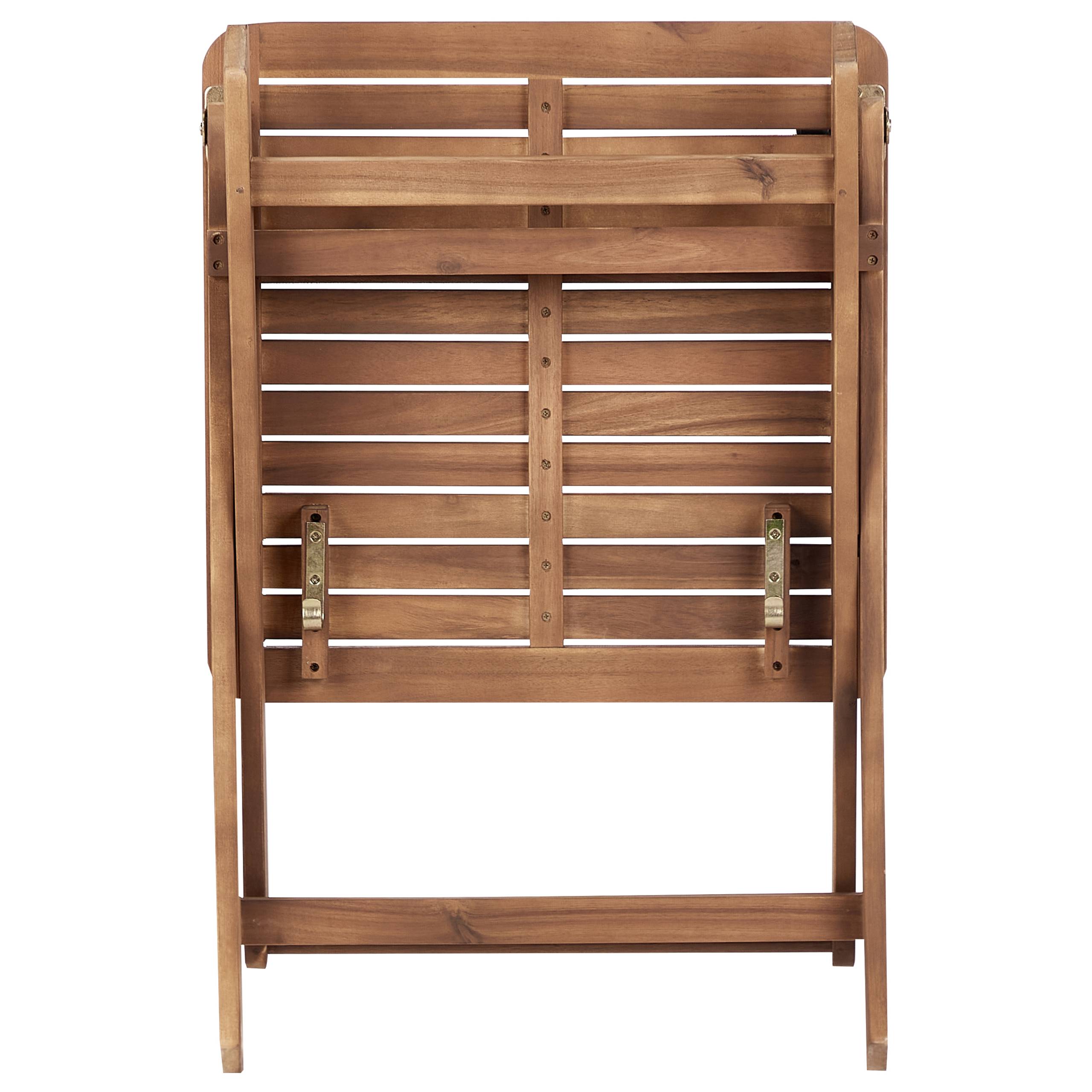 Beliani - Set de bistrot, 2 Personnes Bois d'acacia certifié Marron PARAGGI - Beliani - Imagen 6