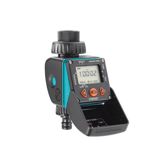 Claber - Programmateur d'arrosage automatique 1 Voie Raccord robinet 20-27 mm 0,5 à 10 bar Claber Video2 - Imagen 4