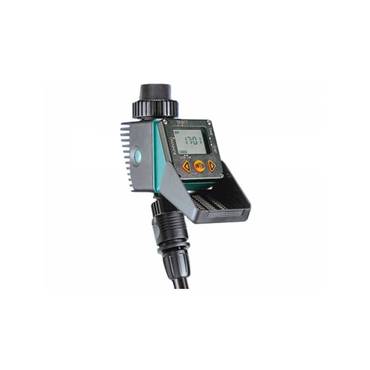Claber - Programmateur d'arrosage automatique 1 Voie Raccord robinet 20-27 mm 0,5 à 10 bar Claber Video2 - Imagen 1