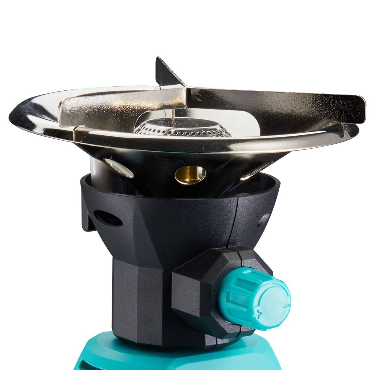 Réchaud à Gaz Camping 11000W – Allumage Piézo – Inox Et Cuivre