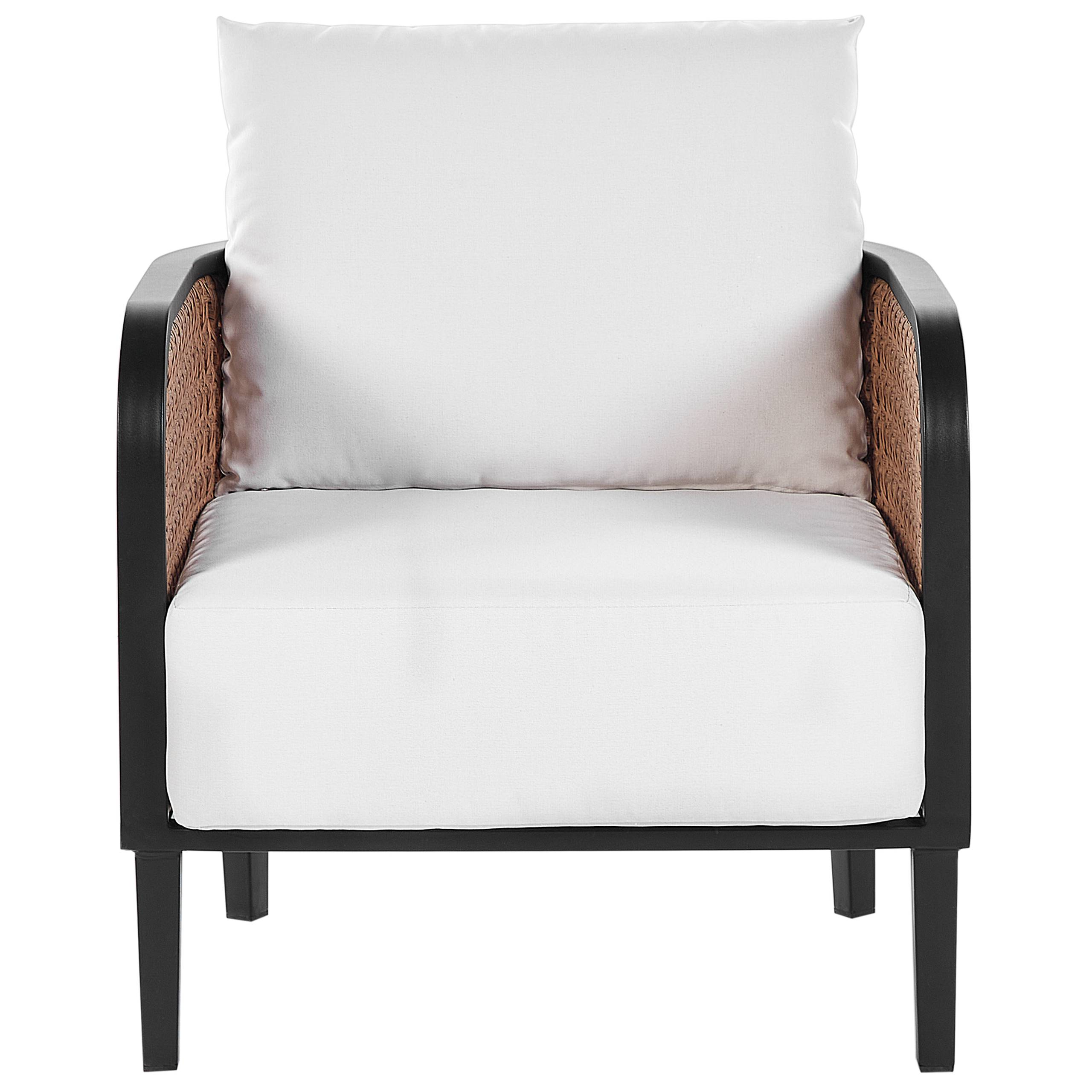 Beliani - Fauteuil Aluminium Blanc MONTEFALCO - 71x74x87- Beliani - Image 4