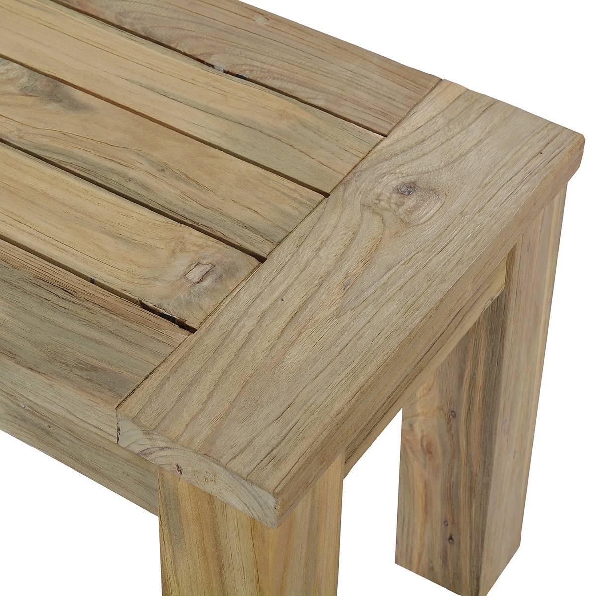 Banc en teck recyclé 270 cm Callao - Gecko Jardin - Image 3