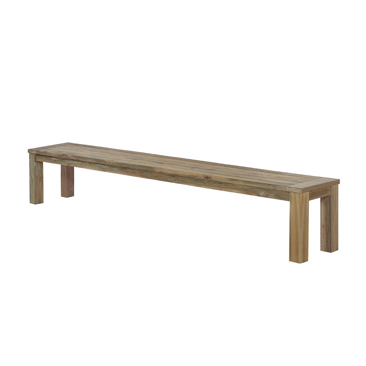 Banc en teck recyclé 270 cm Callao - Gecko Jardin - Image 2