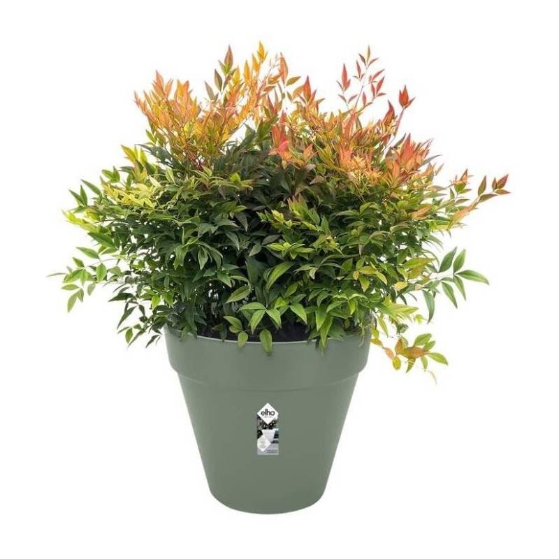 Elho - Planteur Rectangle Vibia - Plastique - Réservoir - ø50 - Jaune Miel - Image 3
